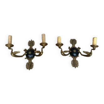 Pair of wall lights