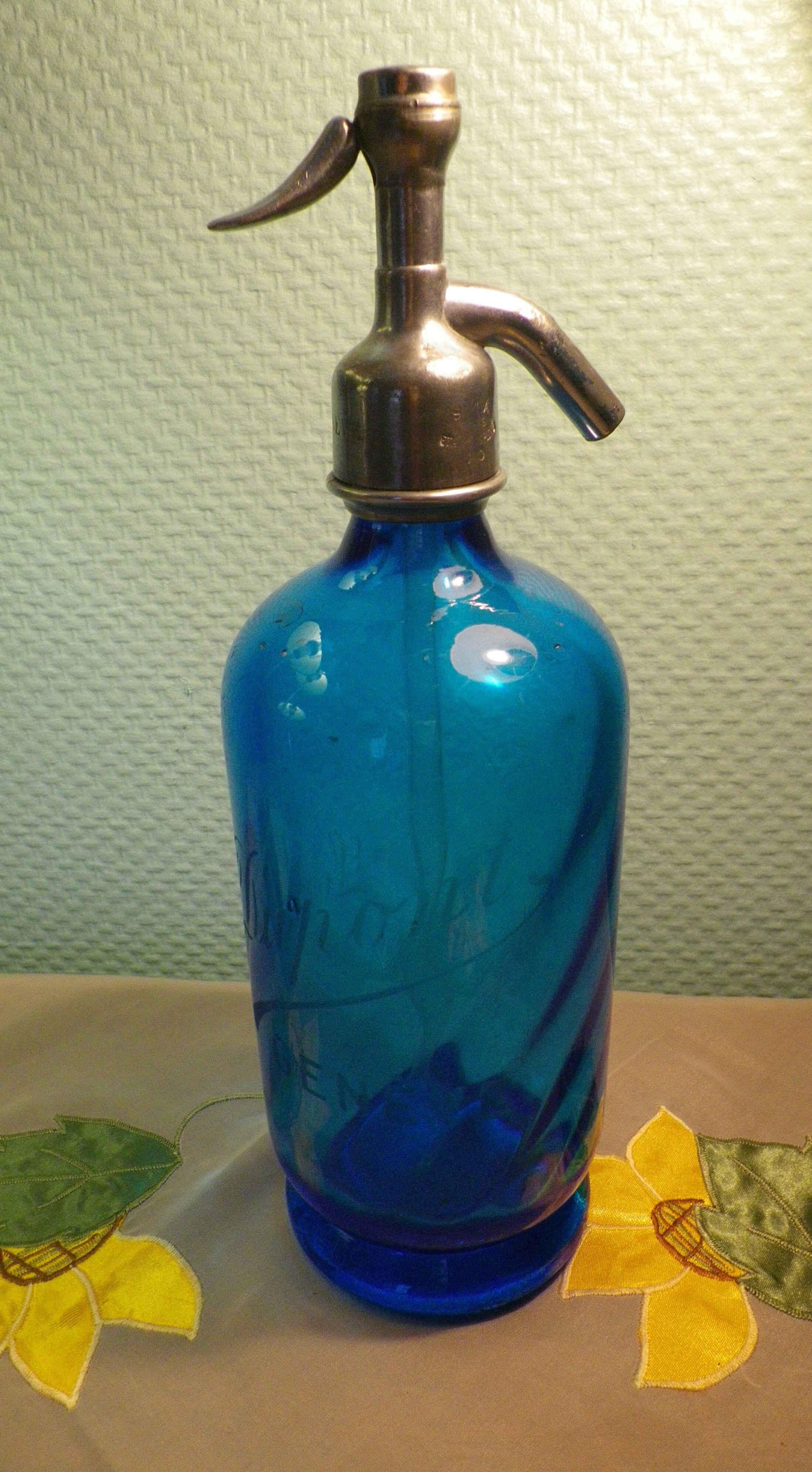 Siphon Selz - Louis Dupont, Geneva - lead-free glass and tin -