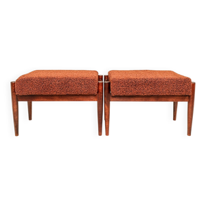 Ensemble de deux poufs - couleur