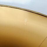 Lampe de table italienne dorée de style Hollywood Regency