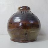openwork stoneware vase