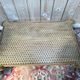 English Victorian coffee table - Brass turned legs - Patterned top