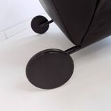 COR Zyklus leather armchair with ottoman by Peter Maly
