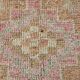 Turkish Pink & Brown Vintage Runner Rug, 78x371Cm