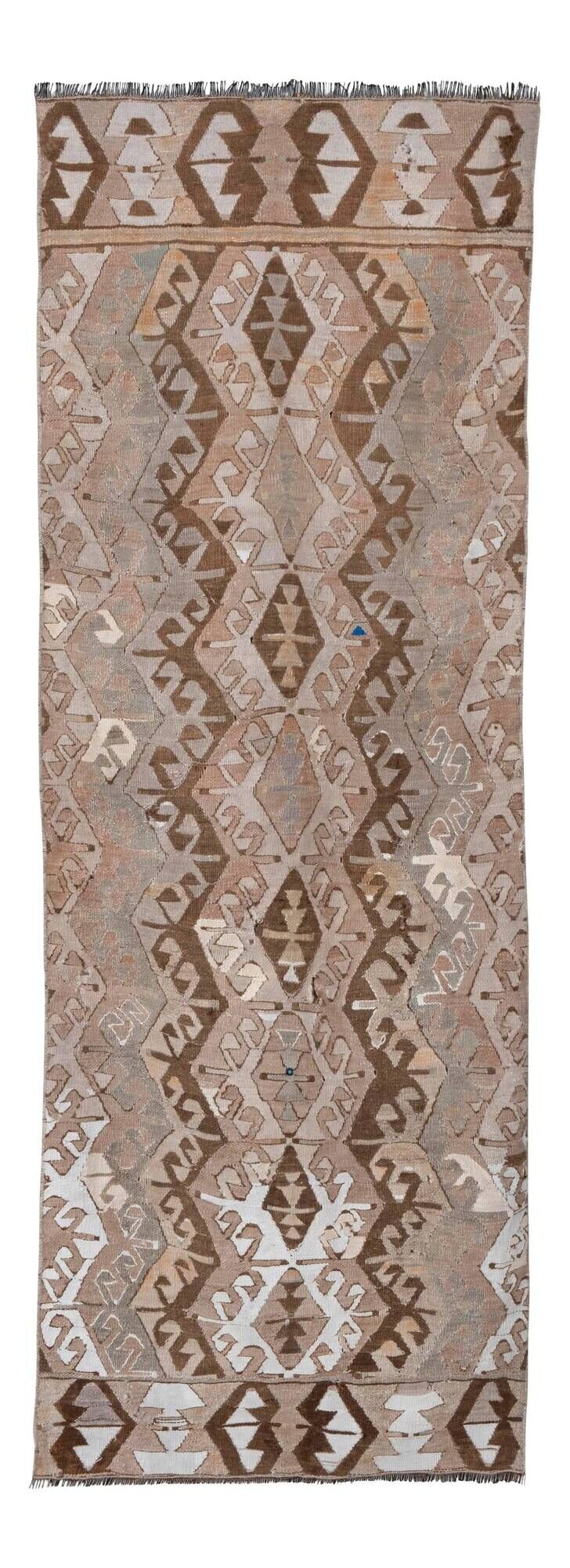 Vintage Turkish hallway rug 86x215 cm