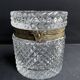 Cylindrical box – Crystal and gilded bronze