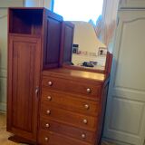Vintage asymmetrical cabinet