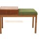 Scandinavian teak telephone bench, Sweden, 1960