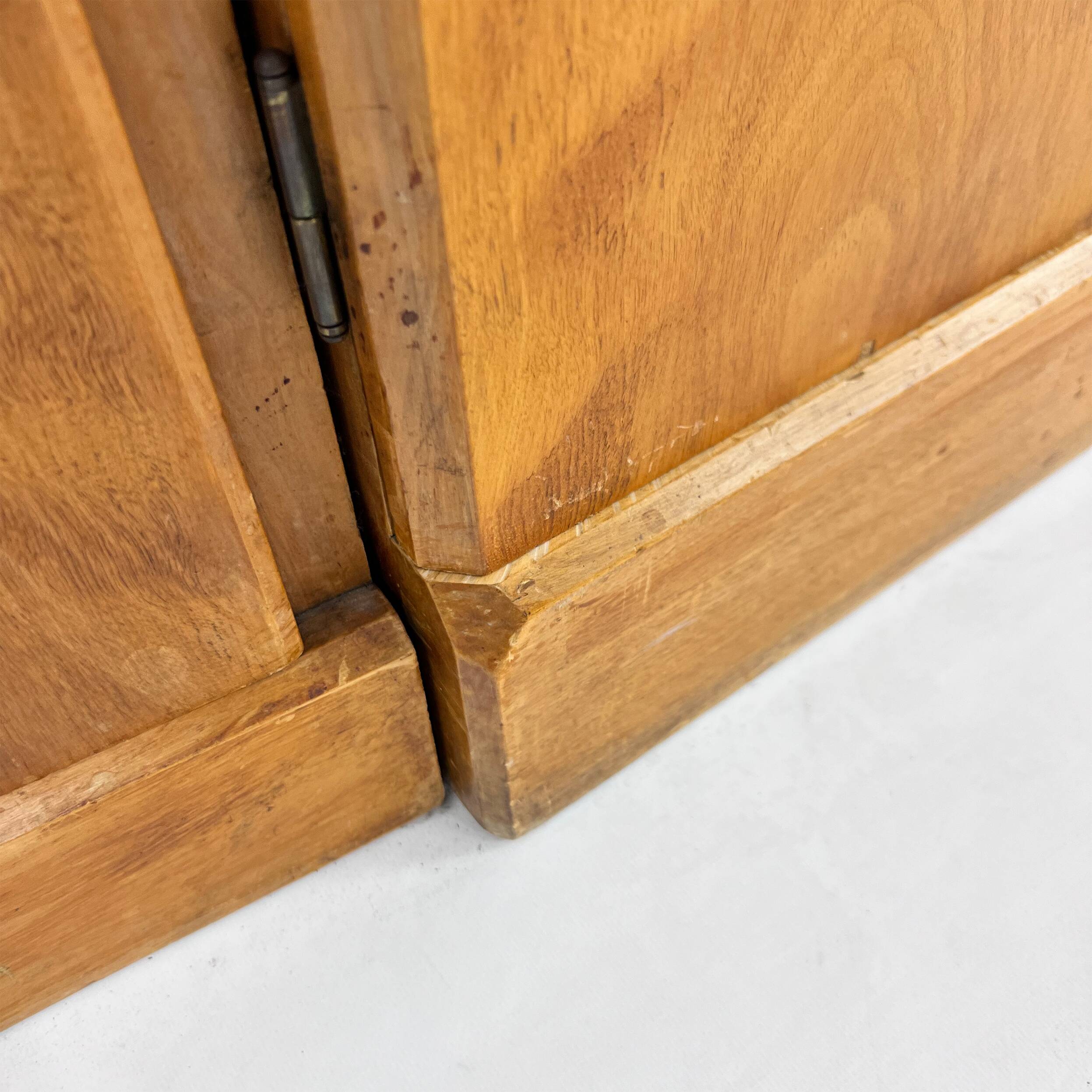 Anthroposophical Handmade Wardrobe, Netherlands, 1940s