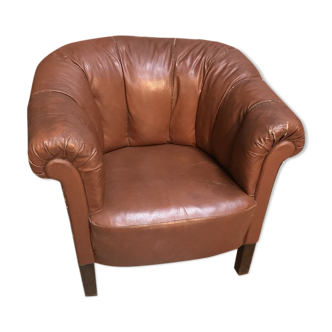 Fauteuil en cuir