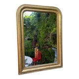Gilded Louis-Philippe mirror 76 x 55 cm
