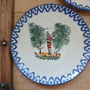 5 petites assiettes/ soucoupes Saint Clément