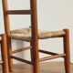 Chaise enfant vintage en bois et paille