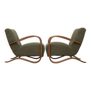 H-269 Armchairs by Jindřich Halabala, Czechoslovakia, 1930s, Set of 2
