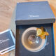 Daum France sculpted crystal bowl – Floral decoration in crystal paste