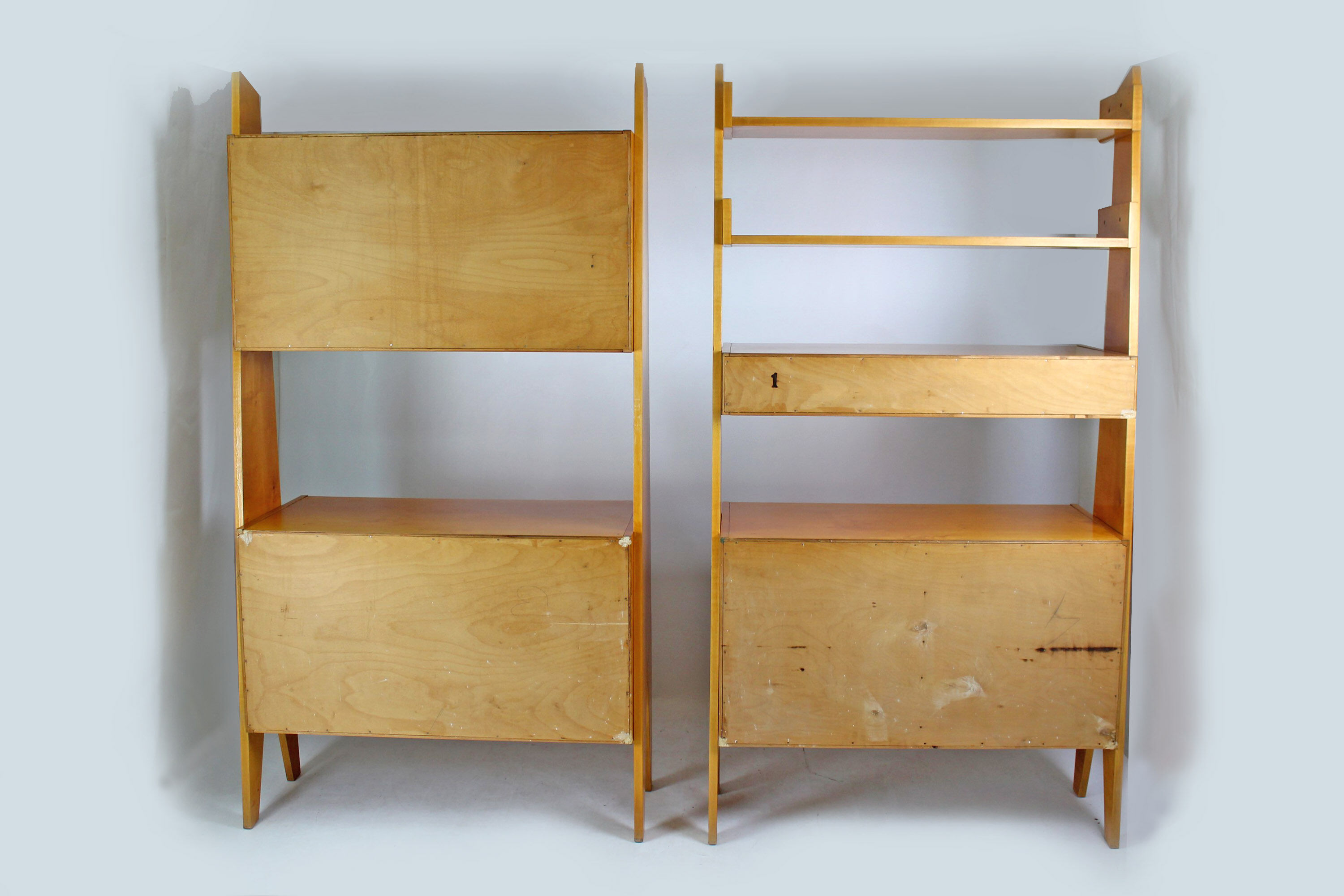 Paire de bibliothèques, années 1960