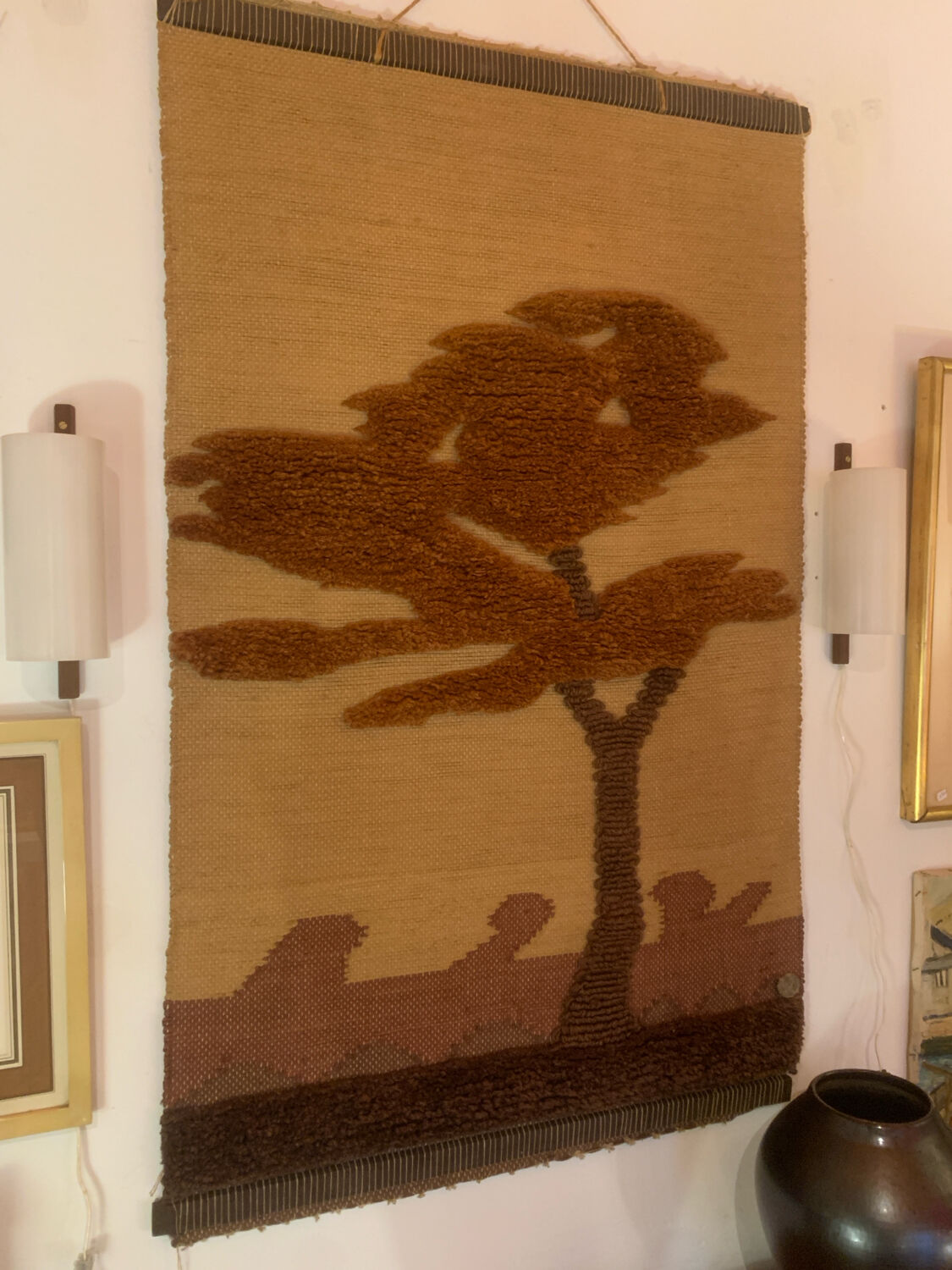 Pair of vintage Scandinavian wall lights by Hans-Agne Jakobsson