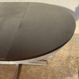 Round dining table with extension cord
