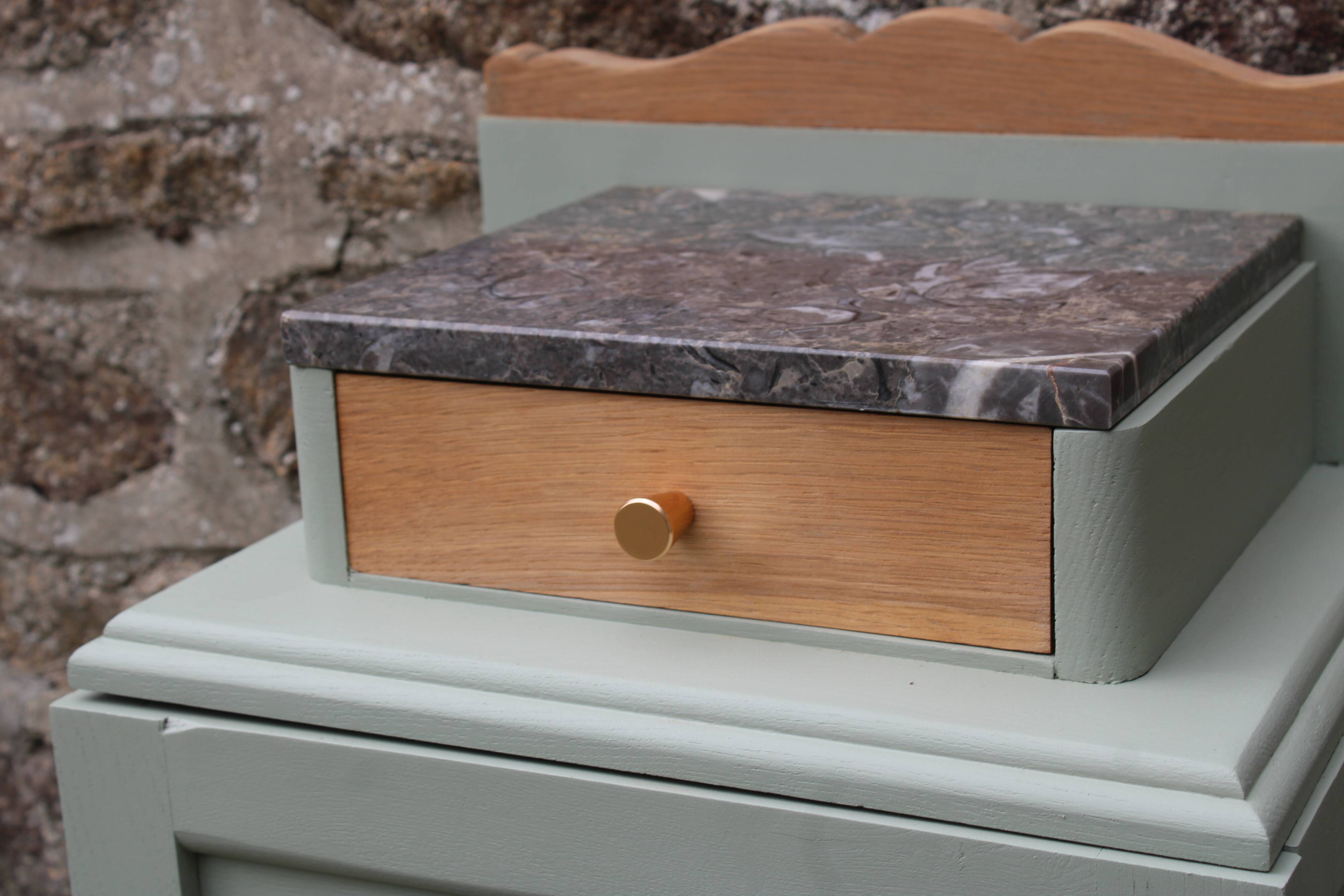 Vintage art deco bedside table
