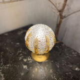 Glass "bubble" globe lamp