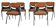 Set of 6 chairs model "Dorsal" by Emilio Ambasz and Giancarlo Piretti.