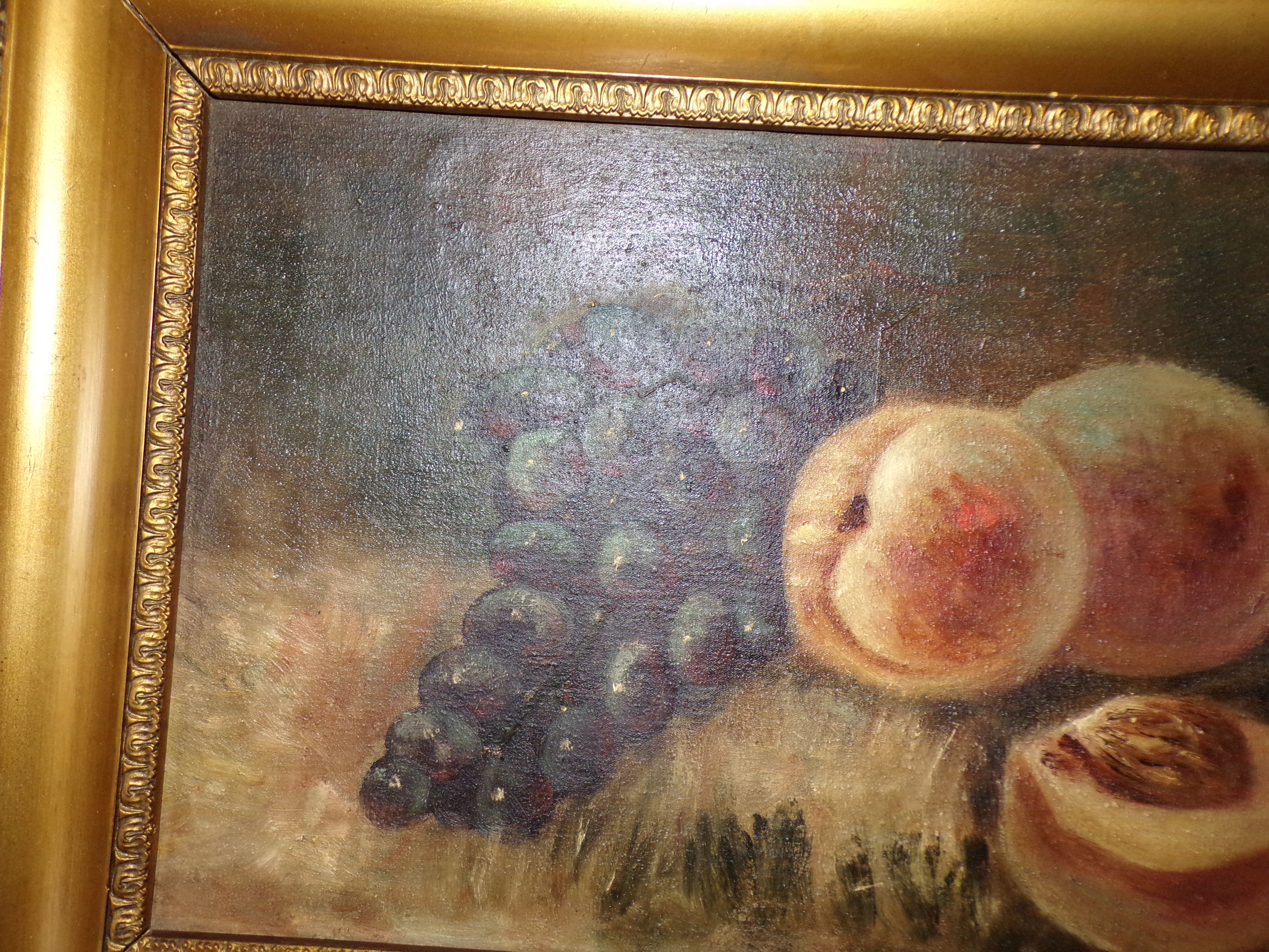 Oil on still life painting panel
