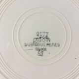 Ancient hollow plates Digoin Sarreguemines