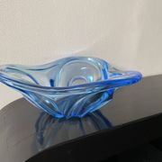 Blue Murano fruit bowl