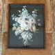 Painting on paper, glazed wooden frame