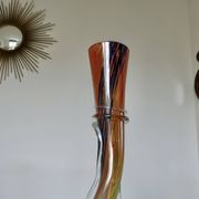 Large soliflore vase made of blown Murano glass, Venetian style, 1970s.
