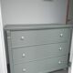 Oak chest of drawers