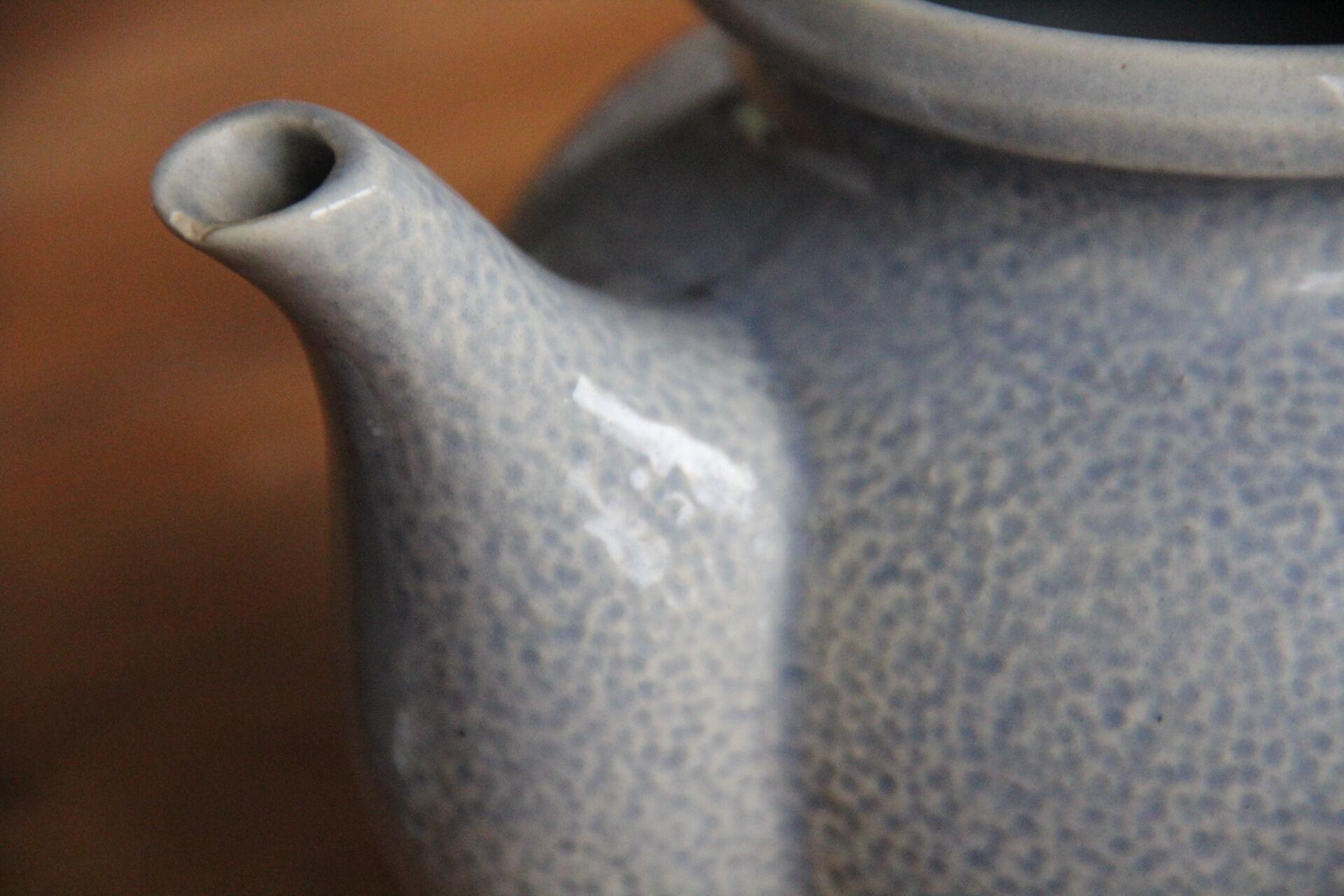 Rustic ceramic teapot glazed 1.4 L
