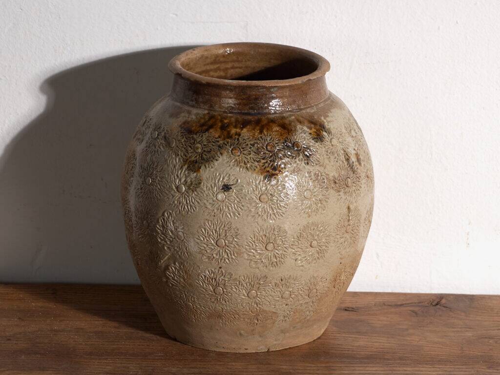 Ancient Chinese glazed stoneware vase – China, circa 1900
