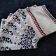 6 serviettes de table  linge basque