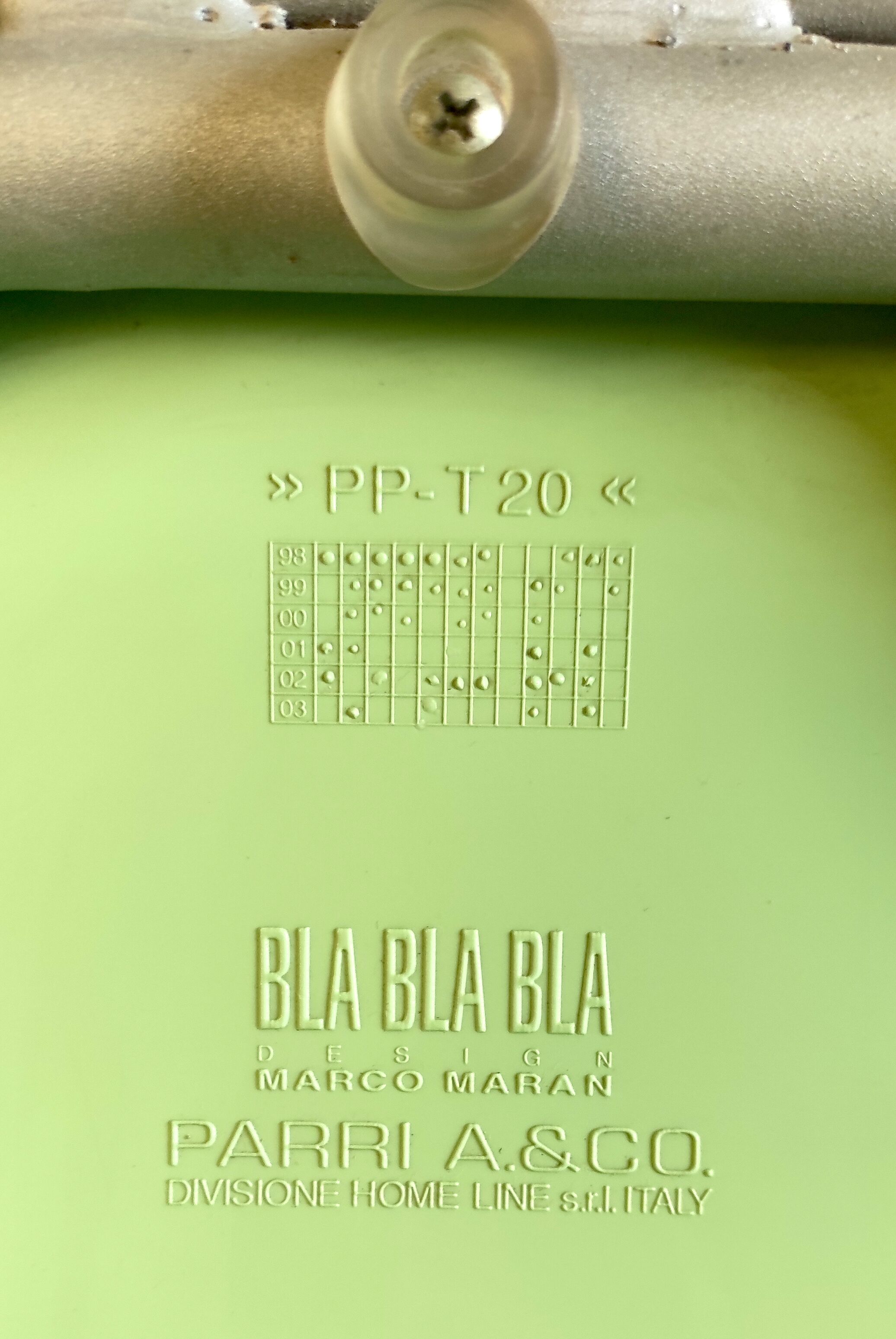 Mint chair "blablabla" by Marc Maran for Parri A.&CO, end XXth