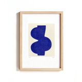 Trio of paints - majorelle blue - signed Eawy