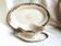 Antique table dish/vegetable dish with sauce boat, vintage crockery from the early 20th century