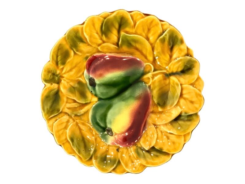 6 dessert plates + Sarreguemines slurry dish