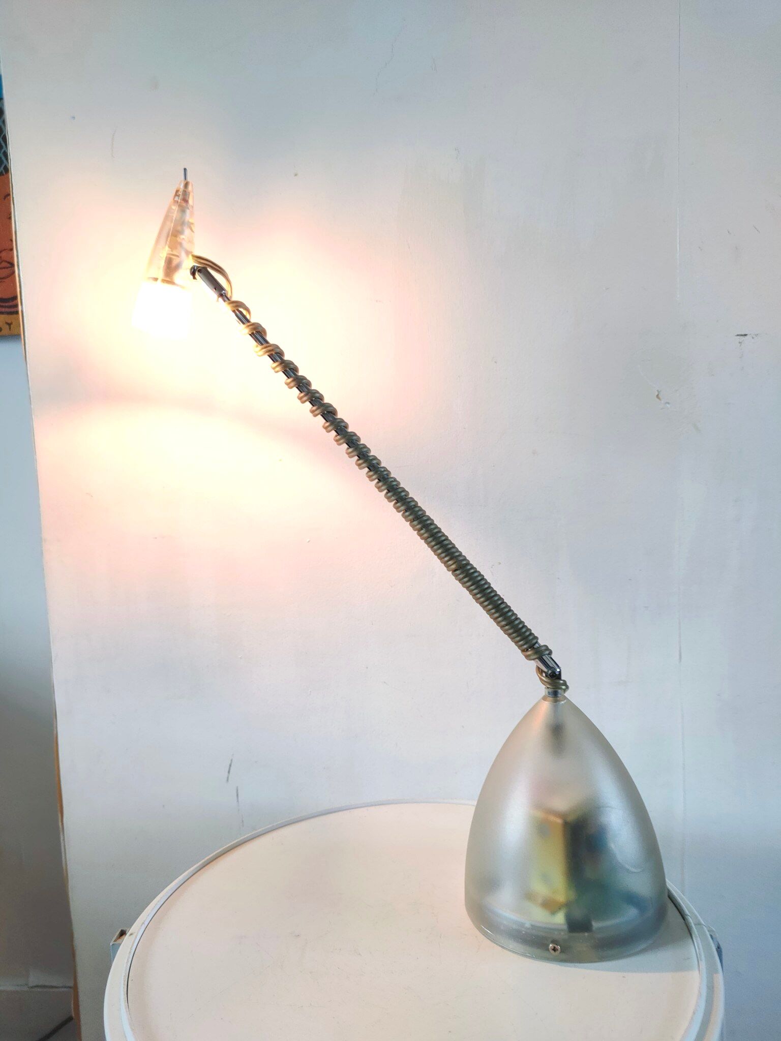 Transparent telescopic lamp design 80s-90s