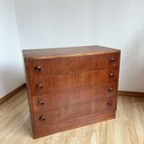 Teak chest of drawers