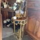 Bronze pedestal table