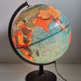 World map terrestrial 1983