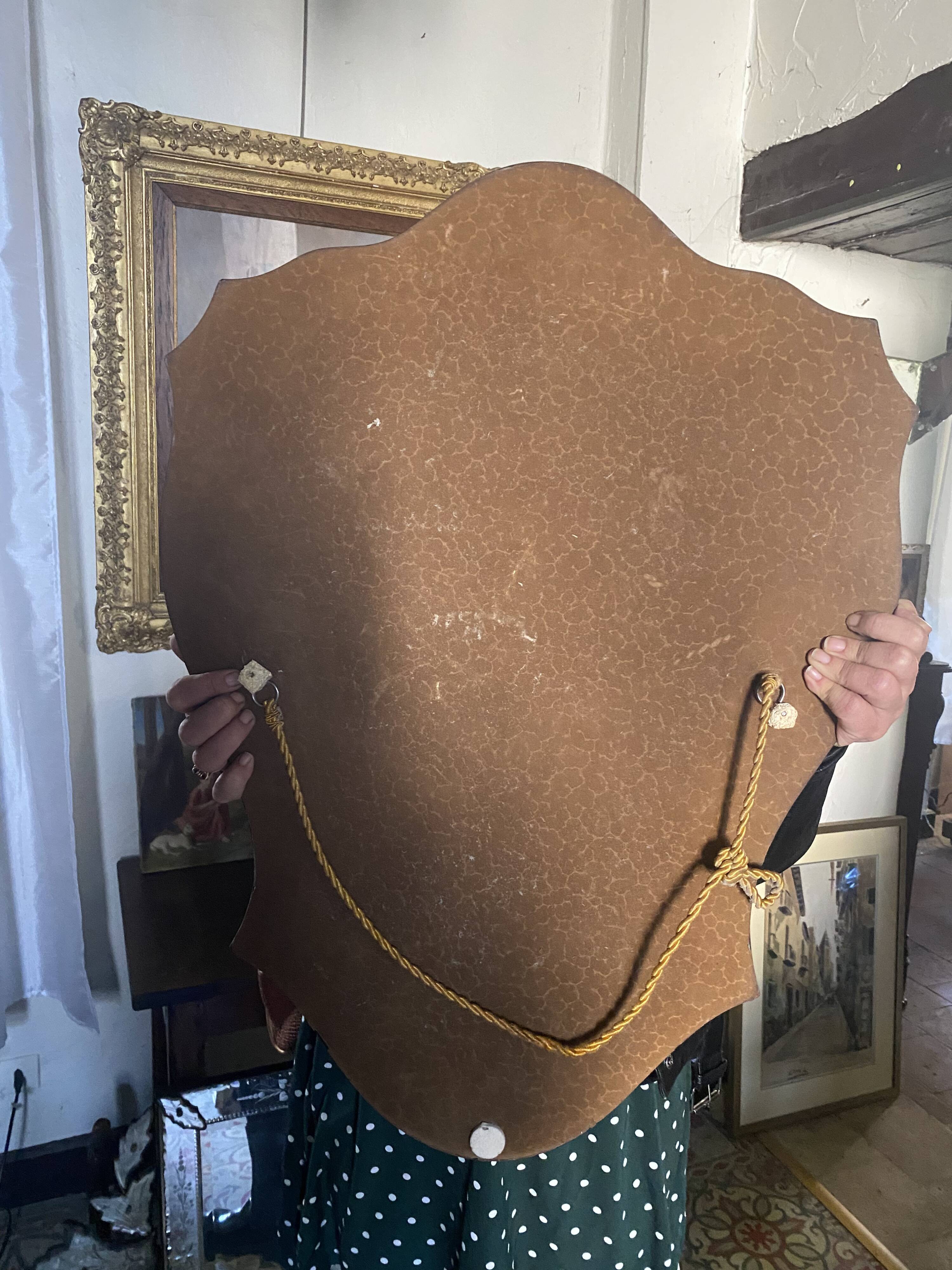 Vintage gold mirror