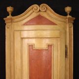 Antique Louis XVI lacquered corner cabinet from the 18th century