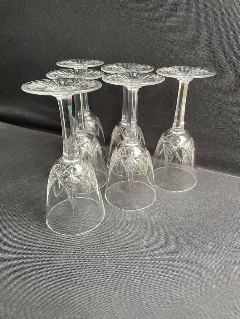 6 Baccarat port glasses Epron service