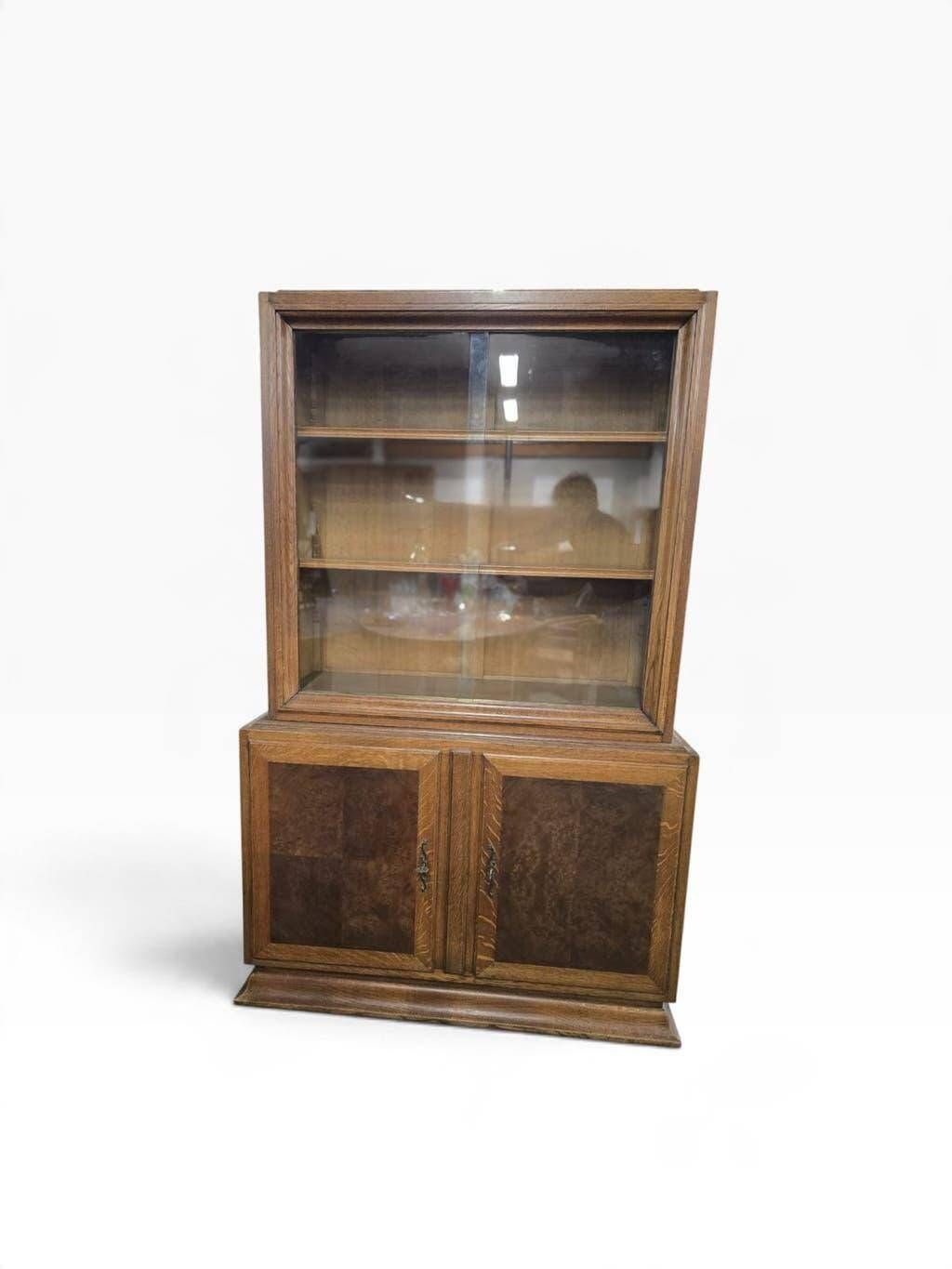 Vintage wooden display cabinet/shelf/wardrobe