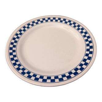 Dessert plate blue ''oxford made in brazil'' n° 5930
