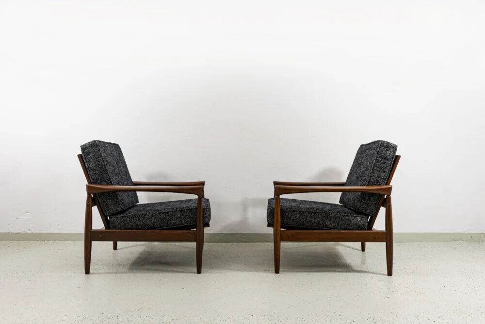 Vintage IKEA "Kolding" armchair by Erik Wørts for IKEA, 1960, pair of 2
