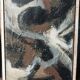 Jean Lasnier, small oil on canvas, abstraction