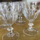 Set 6 wine glasses, 6 water glasses and 6 crystal shot glasses